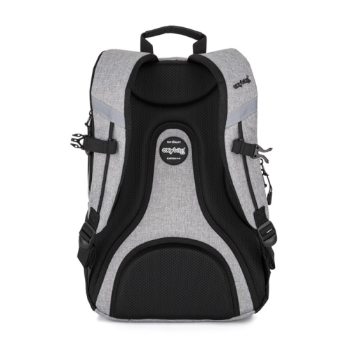 Studentský batoh + etue Oxy Sport Grey Melange
