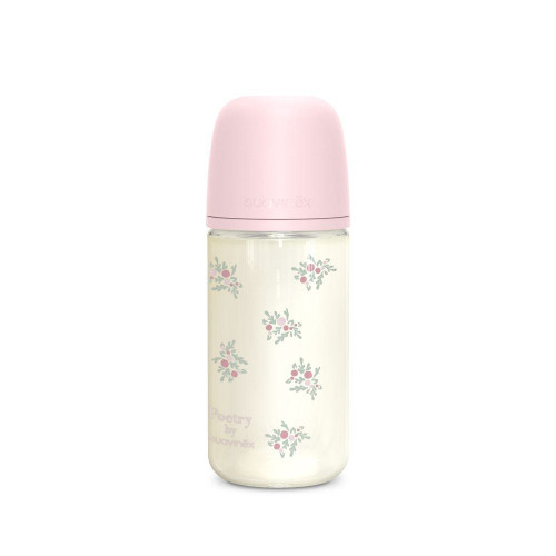 Láhev sklo Poetry 240 ml fyziologická SX Pro 3 m+ MF Suavinex