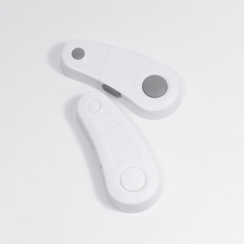 Zámek skříněk 2 ks white/grey