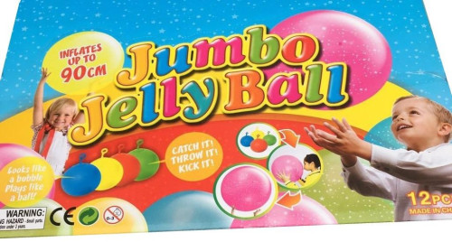 Balón nafukovací svítící ve tmě Jumbo 90 cm