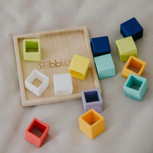 Silikonové kreativní puzzle BBLÜV Blöx