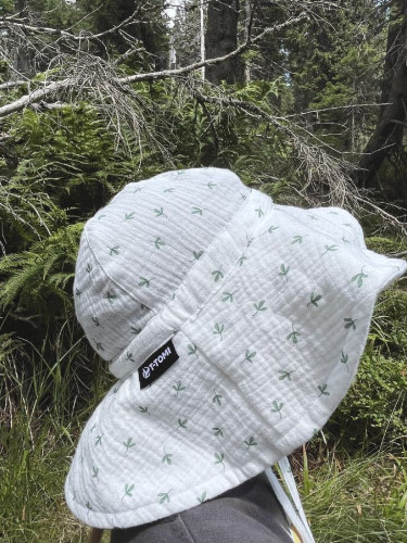 Bio mušelínový klobouček Nature T-tomi