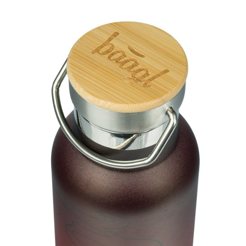 Termoláhev s bambusovým víčkem 500 ml Baagl