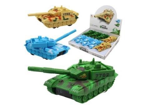 Tank na setrvačník, se světlem a zvukem, na baterie