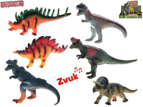 Dinoworld dinosaurus 23-25 cm se zvukem