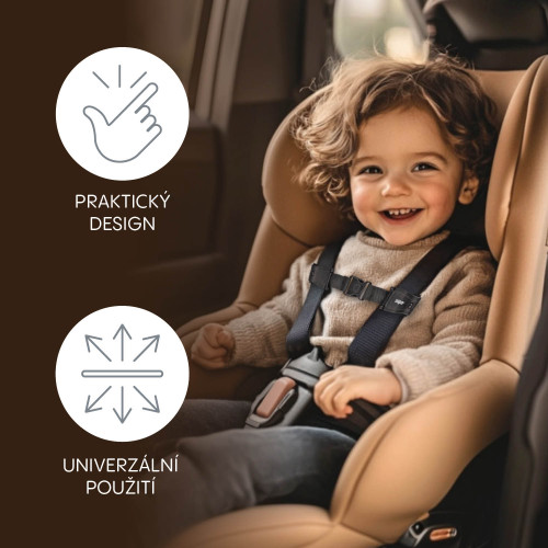 Zámek bezpečnostních pásů pro autosedačky Deluxe Black Zopa