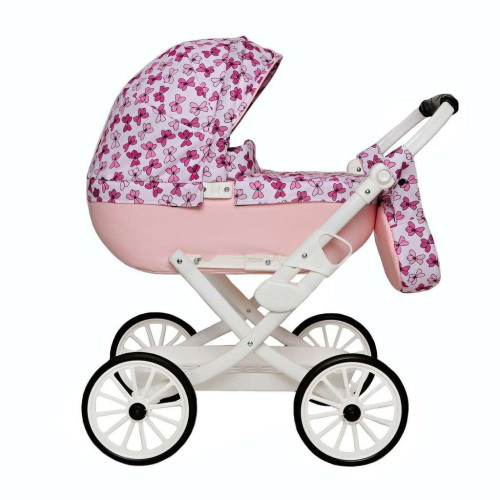 Moderní kočárek pro panenky Jasmine Kids Fialka 03
