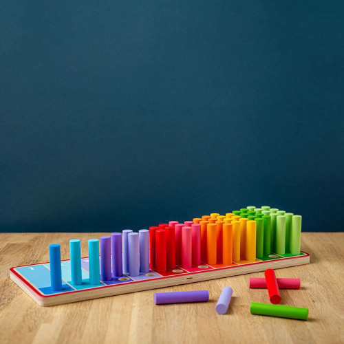Duhové počítací tyčinky Bigjigs Toys