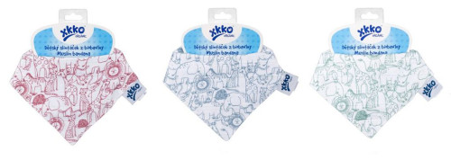 Dětský slintáček Organic Staré časy Kikko Safari W