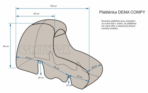 Pláštěnka Dema Compy Emitex