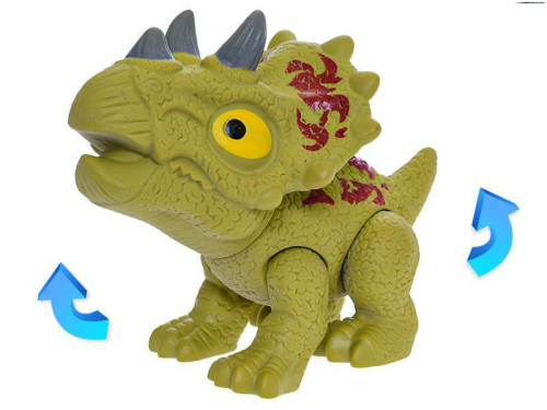 Dinosaurus Triceratops 17 cm pohyblivé části