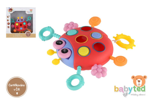 Tahoulíček beruška plast 15 x 11 cm Babyted