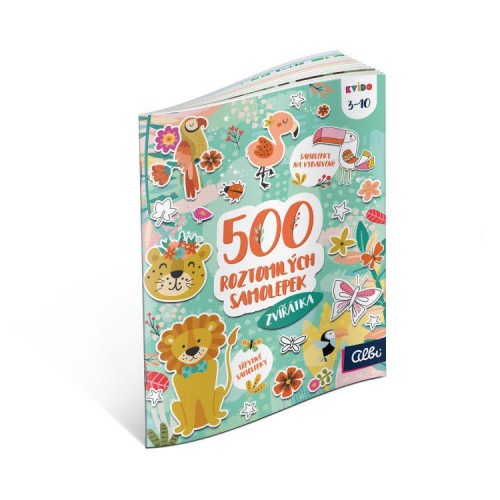 Kvído - 500 roztomilých samolepek: Zvířátka Albi