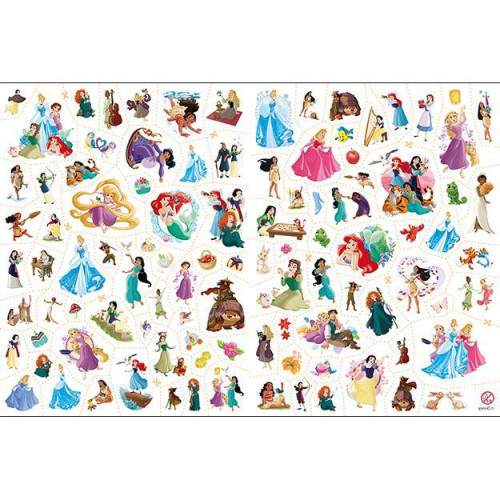 Omalovánky a 100 tetování Disney Princezny
