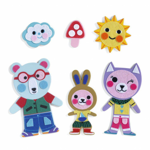 DIY Magnety k dotvoření Funky family Djeco