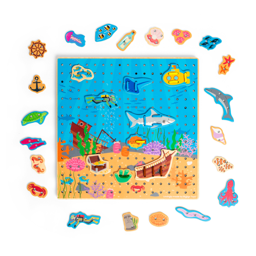 Provlékací deska moře Bigjigs Toys