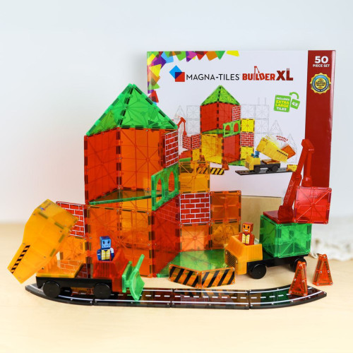Magnetická stavebnice Builder XL Trucks 50 dílů