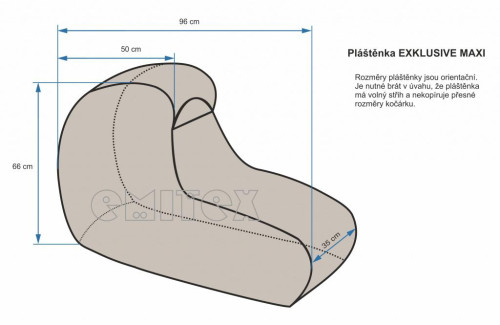 Pláštěnka Exclusive MAXI Emitex