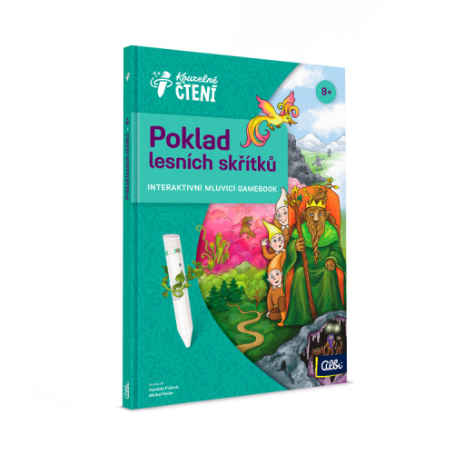 Kouzelné čtení Gamebook Poklad lesních skřítků Albi