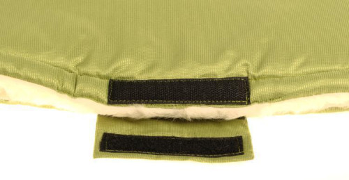 Merino rukávník na kočárek z ovčí/velbloudí vlny na zip 30 x 50 cm