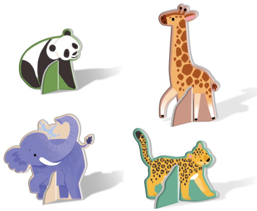 Véééliké puzzle loto Výlet do ZOO KukiKuk