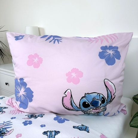 Povlečení Lilo and Stitch pink 140 x 200, 70 x 90 cm Jerry Fabrics