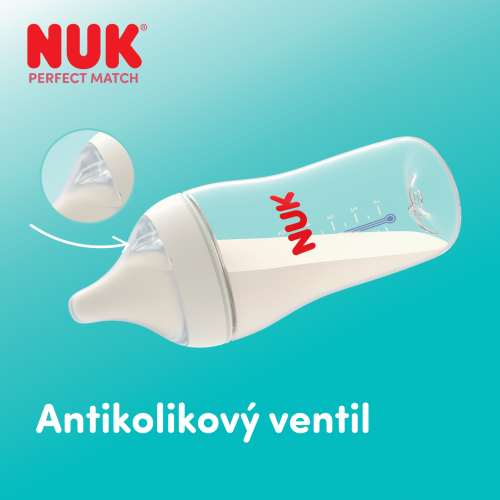 Perfect Match savička Flow Control (6+m) 2 ks box Nuk