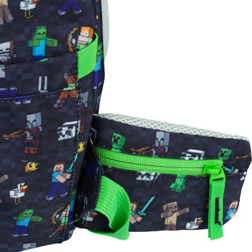 Set 3 Airy Minecraft: batoh, penál, sáček Baagl