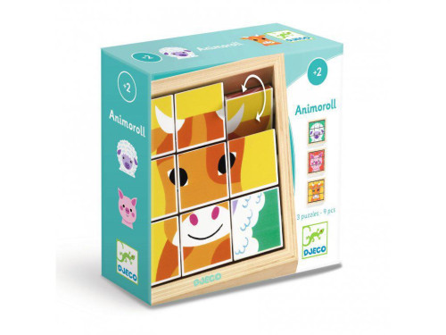 Otáčivé puzzle Farma Djeco