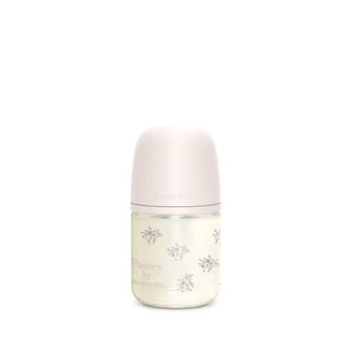 Láhev sklo Poetry 120 ml fyziologická SX Pro 0 m+ SF Suavinex
