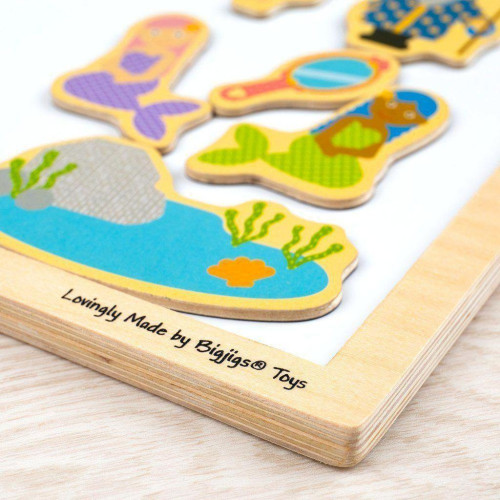 Dřevěná magnetická tabule Bigjigs Toys