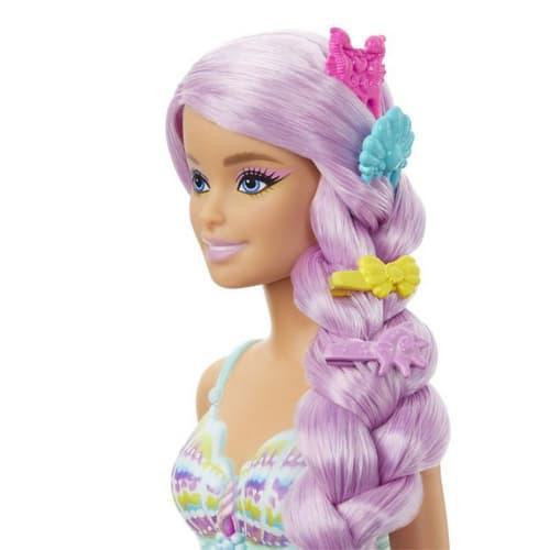 Pohádková panenka s dlouhými vlasy - mořská panna Barbie