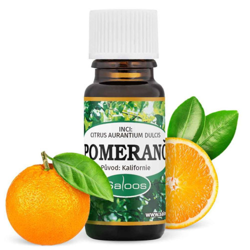 Pomeranč 10 ml - esenciální olej Saloos