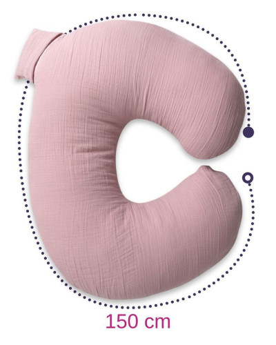 Mušelínový polohovací polštář MiniRelax 140 cm Babymatex