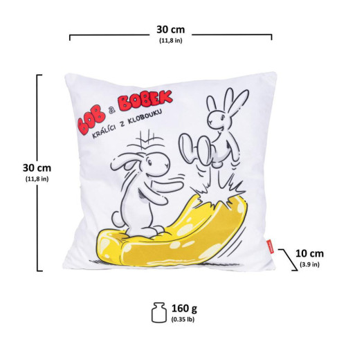 Polštář 30x30 cm Bob a Bobek hop