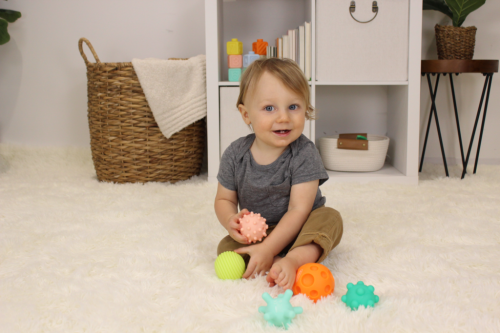 Míčky s texturami Super Soft 6 ks Infantino