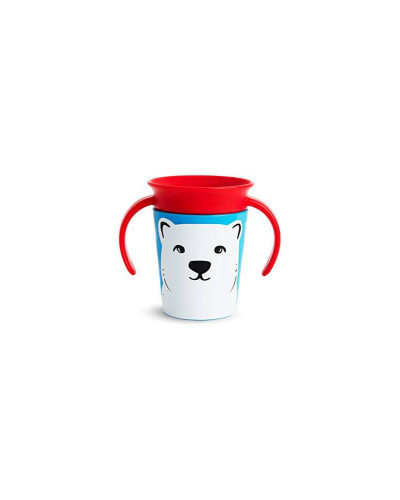 Munchkin - Juniorský hrneček WildLove 360° s oušky 177 ml
