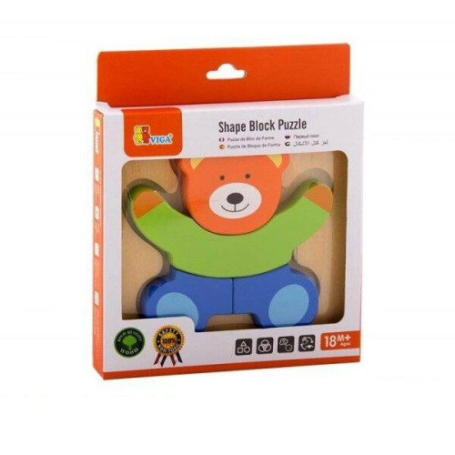 Puzzle pro nejmenší - medvídek Viga