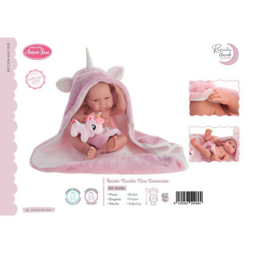 NICA 50086 - realistické miminko 42 cm