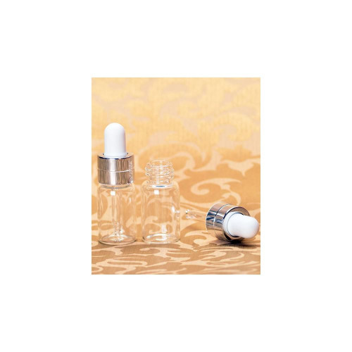 Vialka skleněná čirá s pipetou 3 ml