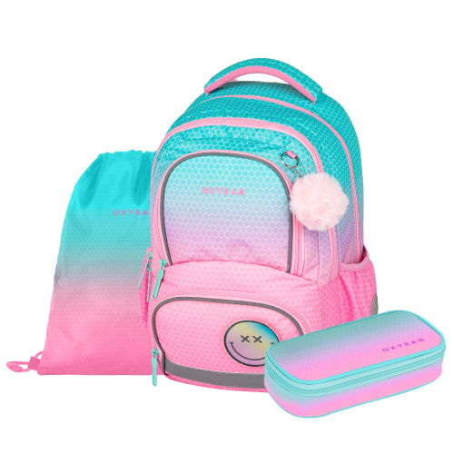 Školní set 3 ks Oxy Next Ombre Pink