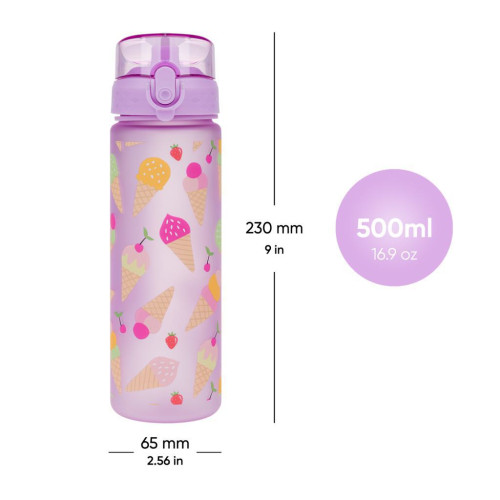 Tritanová láhev na pití Lavender 500 ml Baagl