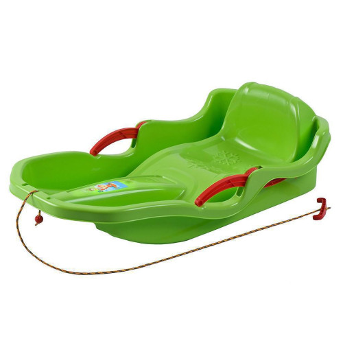 Plastové boby s opěradlem a brzdami Baby Mix Speed bob