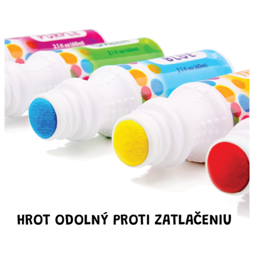 Barvy v tubě s omalovánkami 8 ks Jarmelo