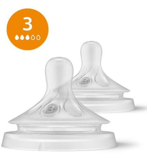 Savička Natural Response Philips Avent 3 střední průtok 1 m+, 2 ks