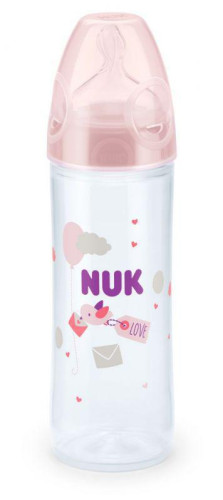 First Choice láhev plastová silikonová savička New classic 250ml NUK