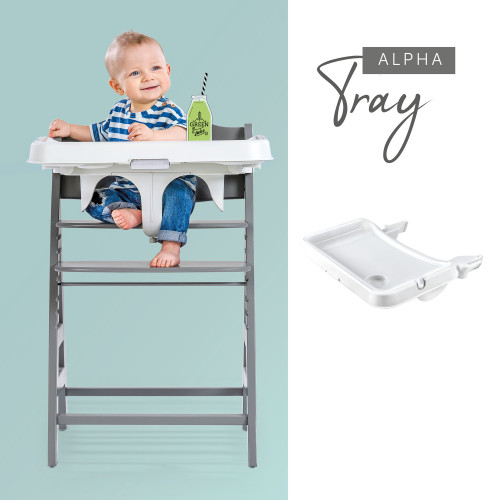 Hauck Pultík plast k židličce Alpha+/Beta+ bílý