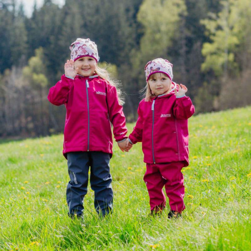 Dětská softshellová bunda letní Mono Fuchsie Esito