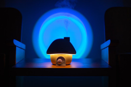 Zvlhčovač vzduchu a LED lampička 2 v 1 - houbička, Mary's