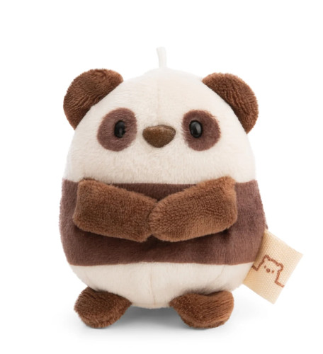 Plyšová MyMochi Panda Kono 8 cm v kostýmu popcorn s čokoládou v dárkovém balení Nici